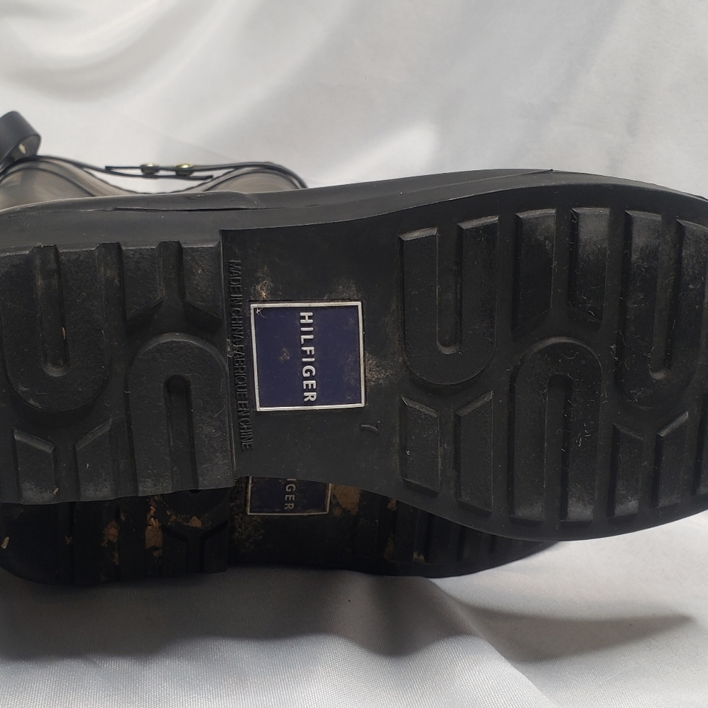Tommy Hilfiger Women's Coree Black Rain Boots - Picture 9 of 12